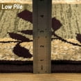 thumbnail image 4 of Hasoo 8' x 10' Large Area Rug for Living Room Bedroom Modern Floral Rug Ultra Soft Non Slip Non Shedding Rug, Brown/Red, 4 of 5