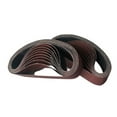 thumbnail image 1 of Juego de cinturones de lijado de 457x75mm, 10 Uds., 80 #120 #150 #240 #400 #, cinturones abrasivos de óxido de aluminio for amoladora angular de lijado de Metal, 1 of 4