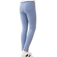 thumbnail image 3 of BULLPIANO Kids Girls Casual Denim Long Pants Children's Stretchy Jeans Pencil Pants 3-12Y, 3 of 3