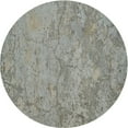 thumbnail image 1 of Ahgly Company Machine Washable Indoor Round Transitional Carbon Gray Area Rugs, 8' Round, 1 of 7