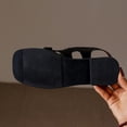 thumbnail image 4 of Viluyesy Womens Flat Sandals, Slingback Square Toe Low Heels Summer Fashion Casual Bohe Shoes Black US7, 4 of 9