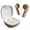 Cheetah, variant on Zunammy Rubberized Wireless Earbuds with Matching Wireless Charging Case - Leopard