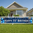thumbnail image 6 of Colorful Theme Birthday Party Happy 75th Birthday Celebration Decoration Banner for Indoor Decoration Adult Party Family Gathering, 6 of 7