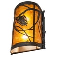 thumbnail image 5 of Meyda Tiffany 261021 2 Light 14" Tall Wall Sconce - Bronze, 5 of 7