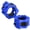 Blue, variant on Barbell Collar Olympic Barbell Clamps 2 inch Barbell Clips 2pcs Quick Release for Weightlifting Bar Red