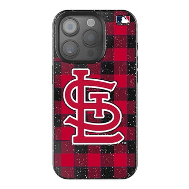 Keyscaper St. Louis Cardinals Plaid Bling iPhone Case