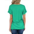 thumbnail image 2 of T-shirt à Manches Courtes et Col Rond pour Femmes, 2 of 3