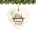 thumbnail image 5 of Dserfhy Heart-Shaped Sea Glass Family Ornament Handmade Sea Glass Art Heart Ornament for Christmas Tree Home Decor, 5 of 8