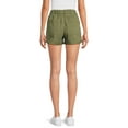 thumbnail image 2 of No Boundaries Juniors Utility Shorts, 2.75" Inseam, Sizes XS-3XL, 2 of 5