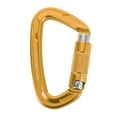 thumbnail image 2 of Auto Locking Climbing Clip, Rock Climbing Safety Lock Strong Load Bearing  for Caving Purple,Gold,Green,Blue, 2 of 7