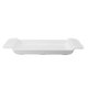 thumbnail image 1 of Étagère de baignoire rétractable en plastique, support de rangement pour serviettes et livres, blanc, 1 of 4