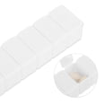 thumbnail image 3 of Unique Bargains 1 Pc Pill Case 7 Grid Portable Pill Box White, 3 of 6