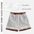 thumbnail image 3 of FORMRS Boys Swim Trunks Quick Dry Mesh Liner Boardshorts Sizes XS-XL, Red Abstract Eagle, 3 of 7