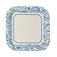 thumbnail image 2 of TG TRIGOLD Compostable Square Disposable Paper Plates,Blue Flower,8.5",100count, 2 of 5