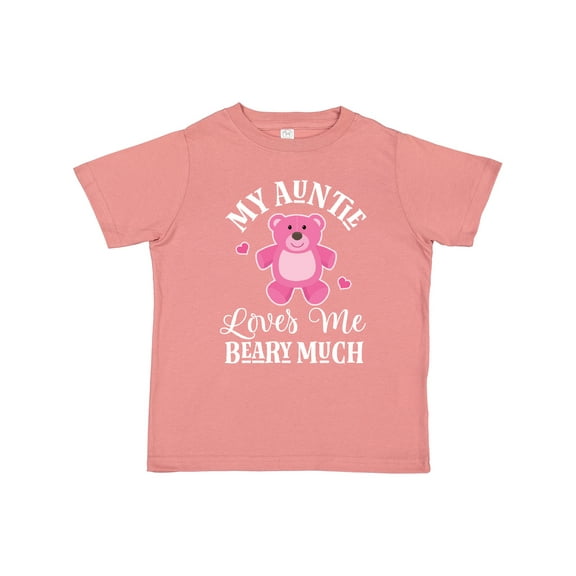 Inktastic My Auntie Loves Me Girls Bear Girls Toddler T-Shirt