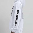thumbnail image 5 of Tisuna Diy Hoodie For Children Freestyle Design Long Sleeve Hooded Tops Fashion Modern Big Girls Boys Kids Autumn Winter Pullover Diy Hoodies White Size 6-7 Years, 5 of 8
