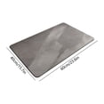thumbnail image 3 of Zynviq Bathroom Rugs 15.7" X 23.6" Solid Color Bath Rugs Rubber Washable Absorbent Rectangular Gray Small Rug for Sink, 3 of 6