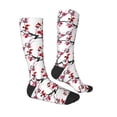 thumbnail image 3 of Balery Cherry Blossoms Fun Novelty Socks Men'S Women'S Crew Socks Funny Crazy Novelty Socks Quirky And Cool Socks, 3 of 9