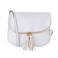 thumbnail image 1 of Sywqhk Bolso De Cuero Para Mujer, Bolso De Mensajero Para Mujer De Alta Calidad, Bolso Con Borlas (Blanco)-97827.02 Sywqhk Para estrenar, 1 of 8