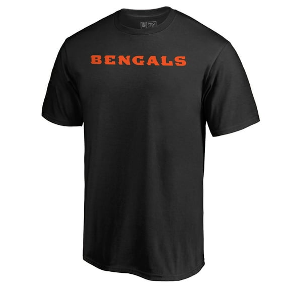 Men's Black Cincinnati Bengals Wordmark T-Shirt
