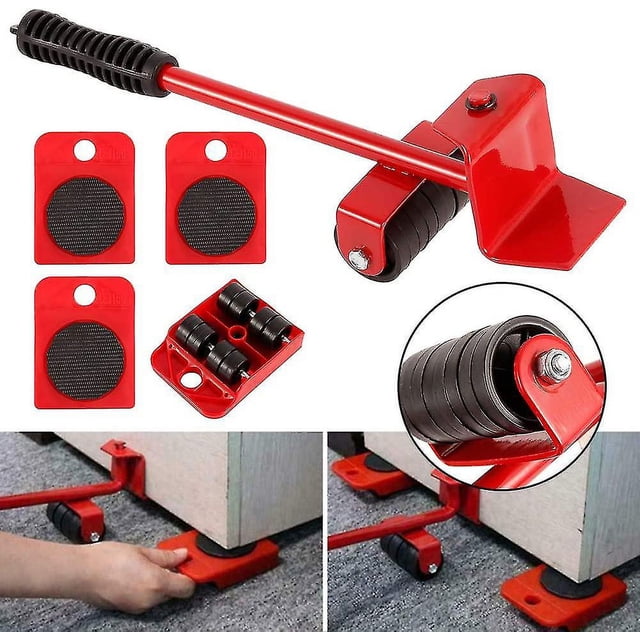 Accesorio de elevación YONGSHENG kit para mover muebles pesados 1 varilla de elevación y 4 ruedas móviles hasta 300 kg