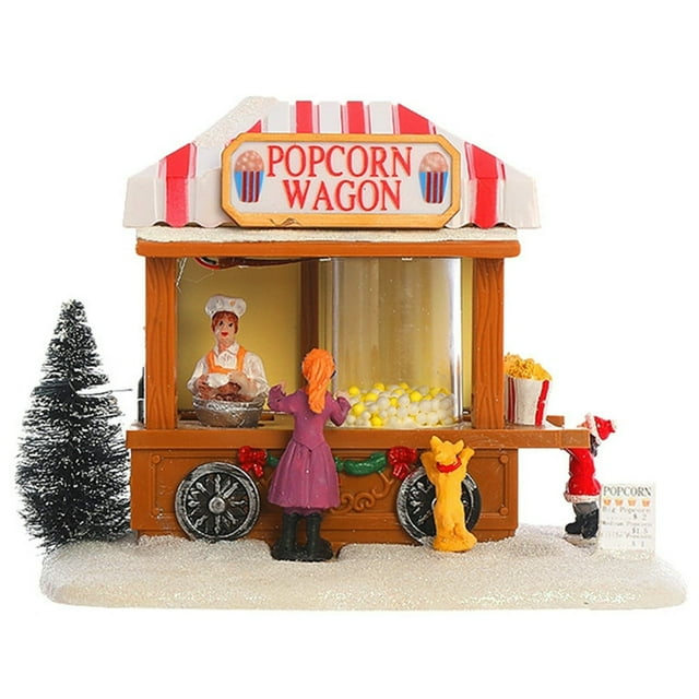 Christmas Light Up House Multicolor Animated Village Decor Party Decoration