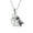 Black, variant on I Love My Dog Necklace - Two Tone Chain with Forever in My Heart Charm Pendant for Dog Moms, Pet Lovers, Rescue Pet Parents, and Puppy Lovers Gift Idea