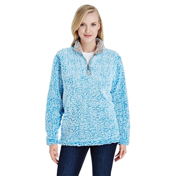 J America Ladies Epic Sherpa 1/4 Zip - JA8451