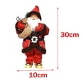 thumbnail image 3 of Muñeco de Papá Noel de pie, adornos para árbol de Navidad, adornos, decoraciones mi, 3 of 9
