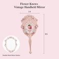 thumbnail image 3 of Espejo de mano Flower Knows Fresa Rococó Rosa Suave, 3 of 9