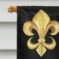 thumbnail image 3 of Carolines Treasures 8198-FLAG-PARENT Black and Gold Fleur de lis Nation Flag  multicolor, 3 of 4