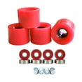 thumbnail image 2 of koolsoo Lot de 4 Roues de Patin à Roulettes, avec Roulements Installés Patin à Roulettes d'Extérieur Rouge, 2 of 9