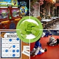 thumbnail image 5 of Hakitaroom Juego De 100 Fichas De Juego De Fichas De Póquer De Plástico Opaco Con Caja De Almacenamiento (Lawngreen 1 Pulgada), 5 of 5