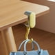 thumbnail image 5 of Gancho para mochila escolar para el lado del escritorio del estudiante - Sin taladros Fuerte capacidad de carga Soporte para bolsa que ahorra espacio - Diseño de dopamina 1 paquete, 5 of 5