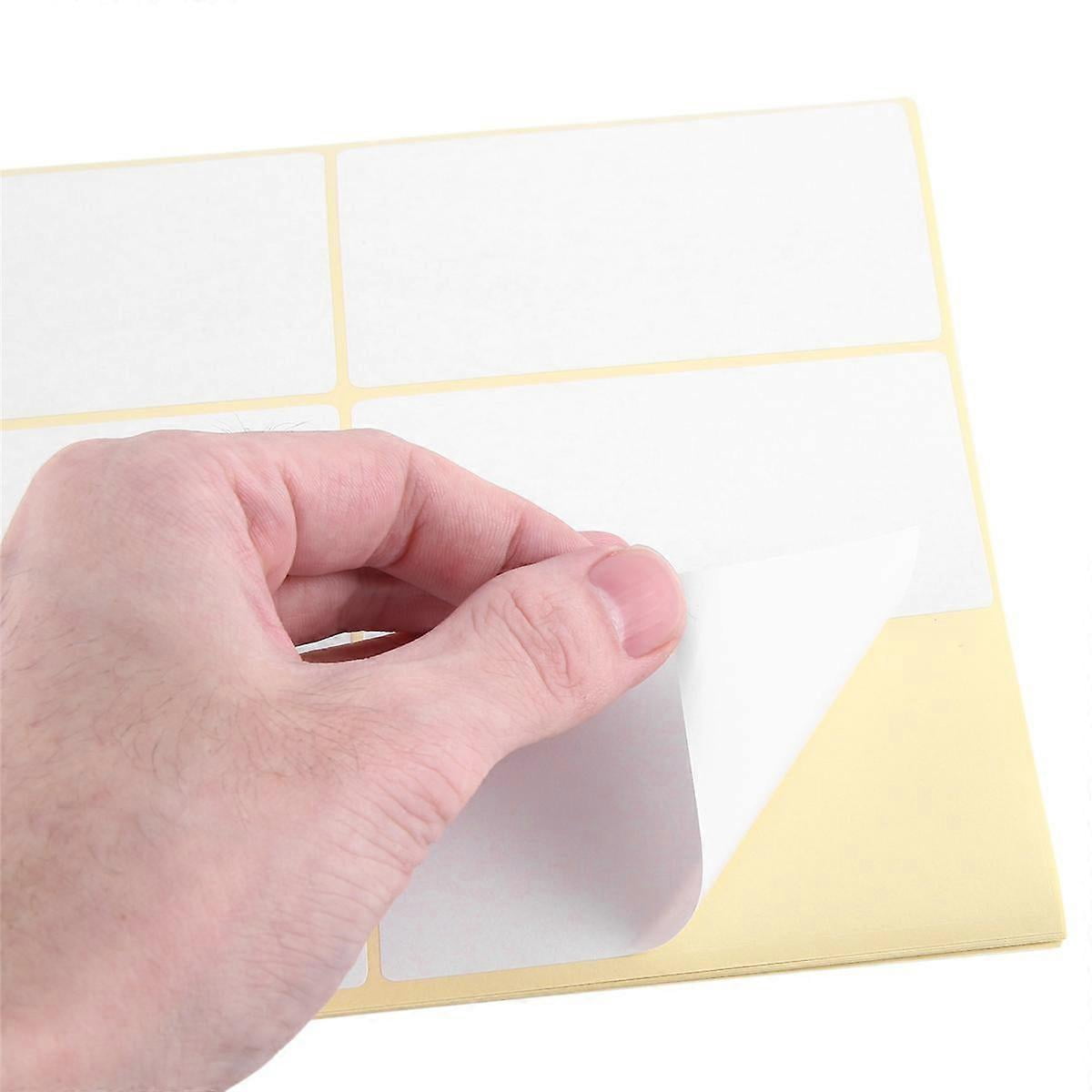 Blank Handwriting Can Paste Name Number Stickers, Sticker Labels, Self-Adhesive Labels, White, Smal