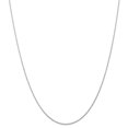 thumbnail image 1 of 0.7 mm x 18 in. 14K White Gold Carded Cable Rope Chain, 1 of 1