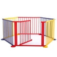 thumbnail image 5 of Veryke 6 Panel Safety Play Yard for Kids Toddler Baby, Lightweight Panel Play Activity Centre Yard, Colorful Cute Kids Playpen with Gate & Safety Lock, Flexible Sturdy Play Pen Indoor for Toddler, 5 of 8