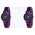 thumbnail image 1 of Matsuzay Relojes de mujer de marca de lujo 2020, relojes de de moda con diamantes para mujer, correa de malla plateada de acero inoxidable, Type1 NO1, 1 of 6