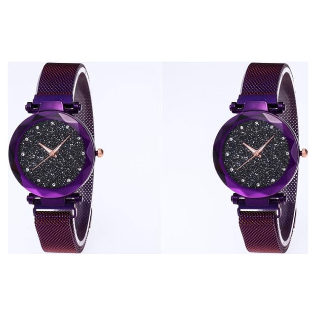 Matsuzay Relojes de mujer de marca de lujo 2020, relojes de de moda con diamantes para mujer, correa de malla plateada de acero inoxidable, Type1 NO1