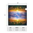 thumbnail image 6 of PHELIKA Sunflowers full bloom sunset Magnetic Mailbox Covers Standard Size 25.5"H x 21"W, 6 of 8