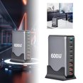 thumbnail image 2 of Dsscvnef New 600W Desktop Charger PD3.1 Adapter Border Explosion Port 140W Functional Charger, 2 of 6