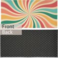 thumbnail image 5 of Groovy Retro Swirl Door Mat, Sunshine Spring Sunmer Decor Welcome Entrance Doormat, Non-Slip Carpet Rugs Floor Mat Decorative for Home/Bathroom/Kitchen/Indoor 17"x30", 5 of 6