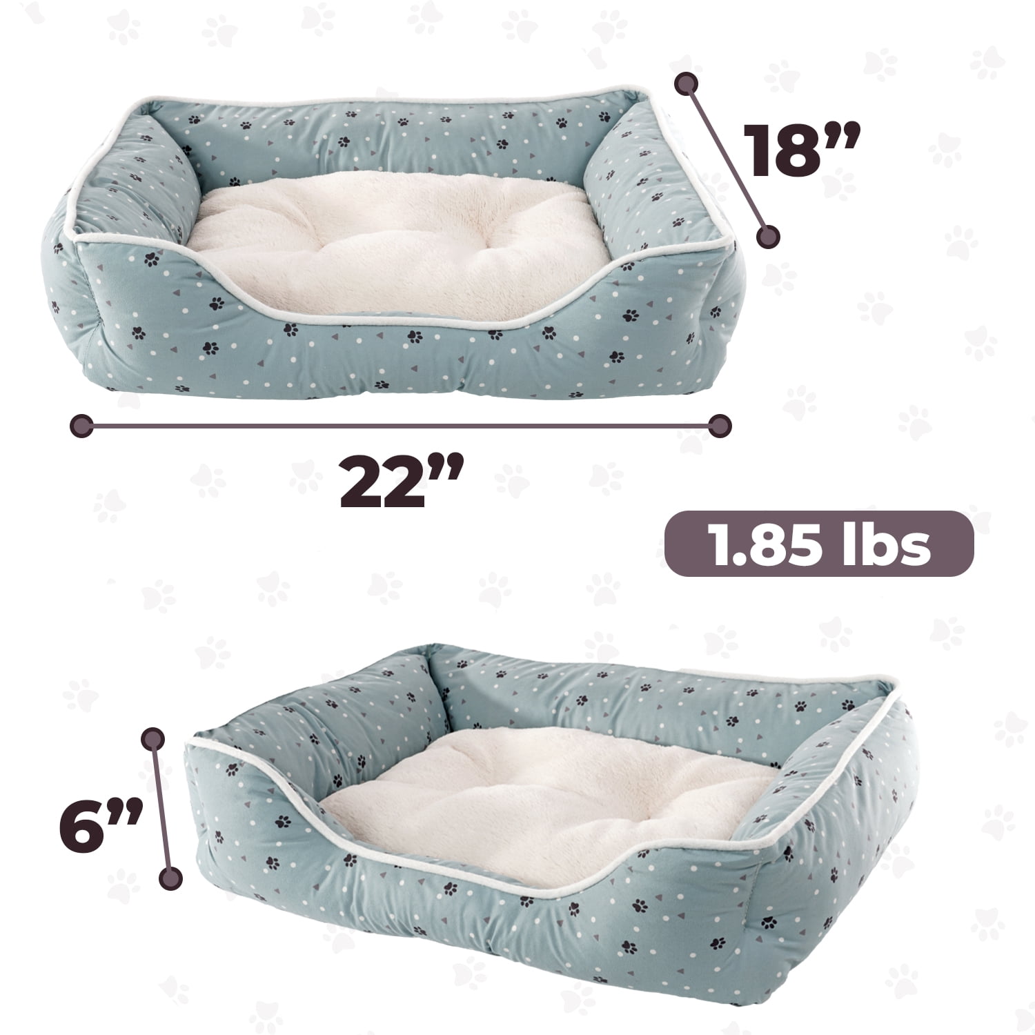 Details Microsuede Cuddler with Plush Center