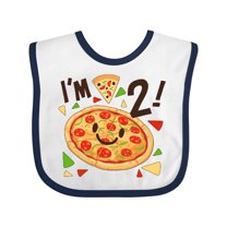 Inktastic Im Two Pizza Birthday Party Boys or Girls Baby Bib