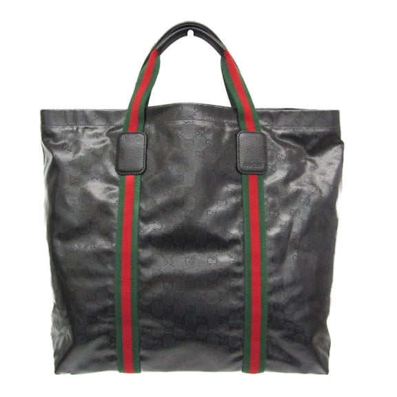 Pre-Owned Gucci GG Crystal Large Tote Bag With Web Detail 763287 Men,Women GG Crystal... (Fair)