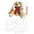 thumbnail image 2 of COM1950s Memory Bear Template Set, Acrylic Crafting Kit with Step-By-Step Instructions, Diy Sewing Template for Memory Bunnies and Bears, Includes 7 Piece Ruler Set in Small, Medium, Large Sizes, 2 of 8