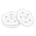 thumbnail image 1 of Soporte giratorio de 5 pulgadas Uxcell con base Lazy Susan de bola de acero, transparente, paquete de 3, 1 of 5