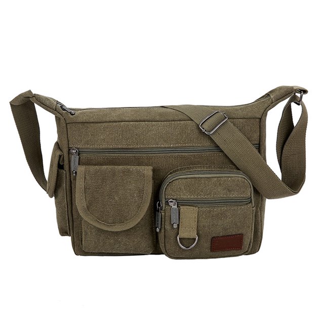 Toystoory Bolso resistente al desgaste, diseño elegante de moda para hombre, hombro de gran capacidad para bolsos, bolso de mensajero para Mochilas de mochilero verde talla grande