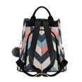 thumbnail image 2 of FORMRS Women's Travel Backpack Purse Anti-Theft Hidden Pockets Casual Shoulder Bag, Pink Geometric, 2 of 7