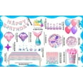 thumbnail image 5 of Mermaid Party Supplies,132 Pcs Mermaid Birthday Party Supplies Kit - Mermaid Birthday Plates Cups Napkins Tablecloth & Mermaid Banner Balloons Hanging Swirl, 5 of 7